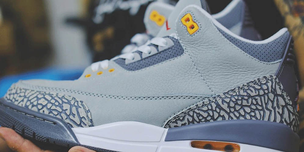 Tampilan Pertama Air Jordan 3 Cool Grey